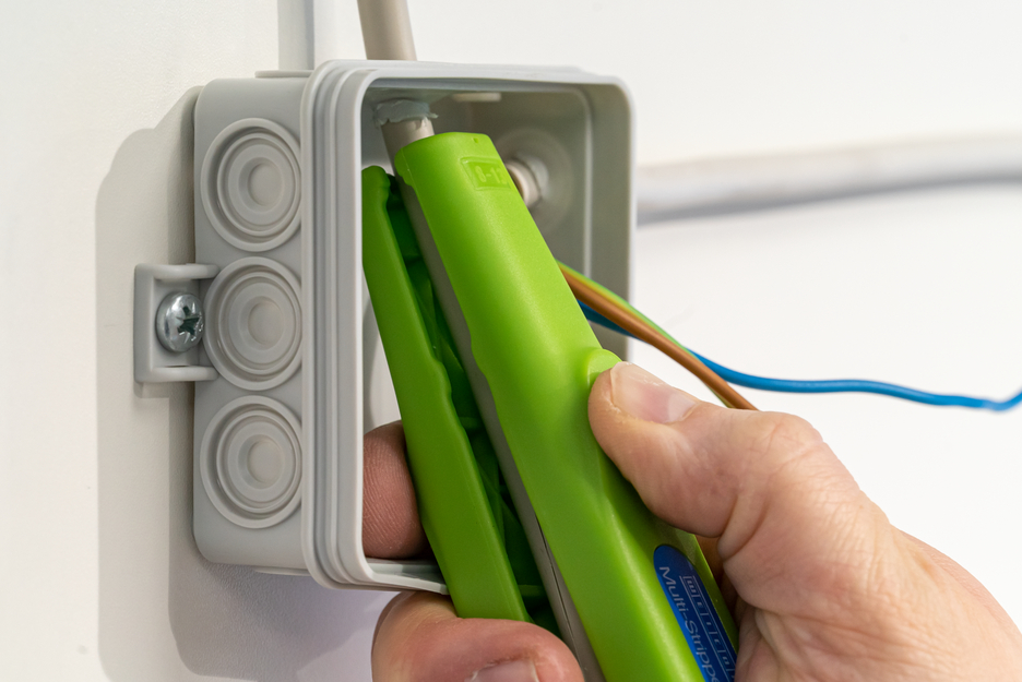 Multi Soyucu No. 400 Green Line | Sürdürülebilir sıyırma aleti I çok fonksiyonlu sıyırıcı, çalışma aralığı: sıyırma 0,5 - 6,0 mm² I kaplama 8 - 13 mm Ø I 4