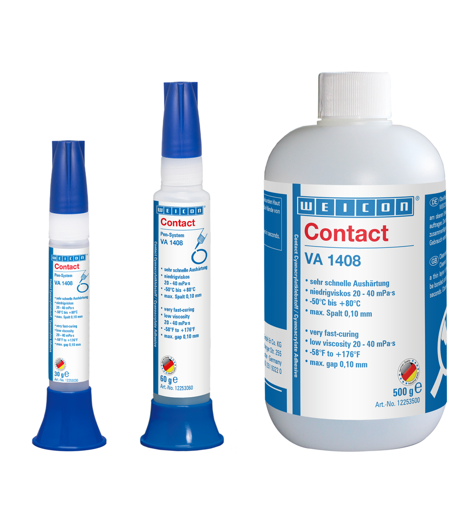 Contact VA 1408 | moisture-resistant instant adhesive with low viscosity