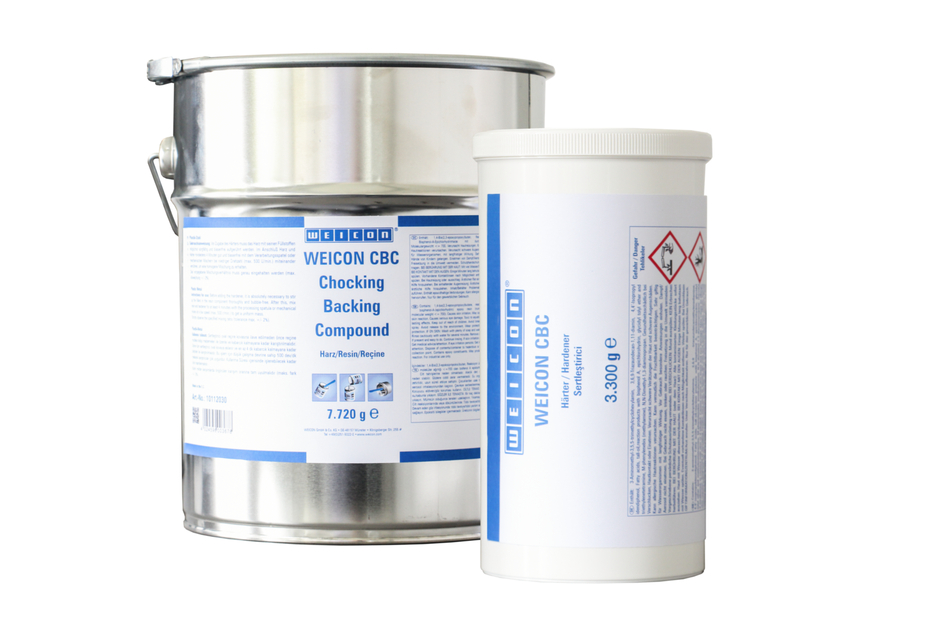 WEICON CBC | Döküm ve boşluk telafisi için alüminyum dolgulu epoksi reçine sistemi, ABS sertifikalı