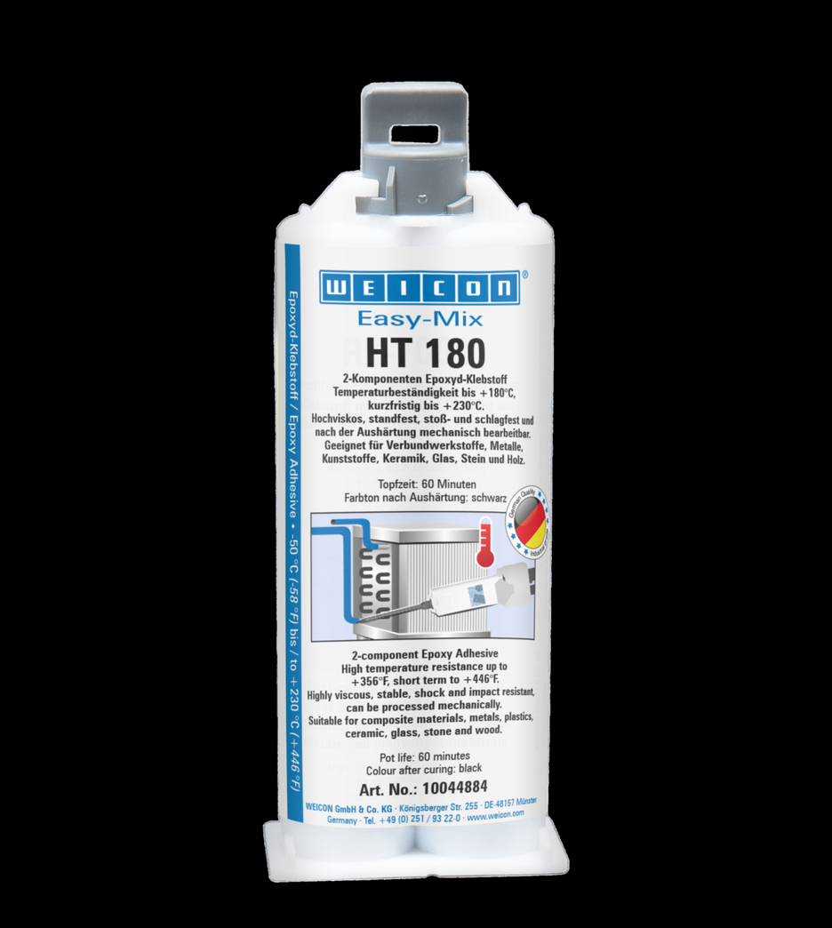 Easy-Mix HT 180 Epoksi Yapıştırıcı | 180 ° C'ye kadar yüksek sıcaklığa dayanıklı epoksi yapıştırıcı