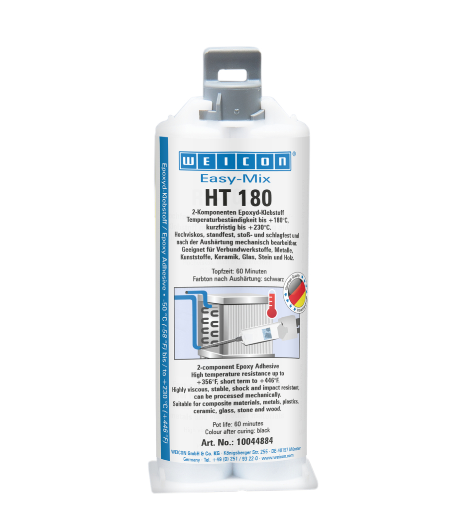 Easy-Mix HT 180 Epoksi Yapıştırıcı | 180 ° C'ye kadar yüksek sıcaklığa dayanıklı epoksi yapıştırıcı