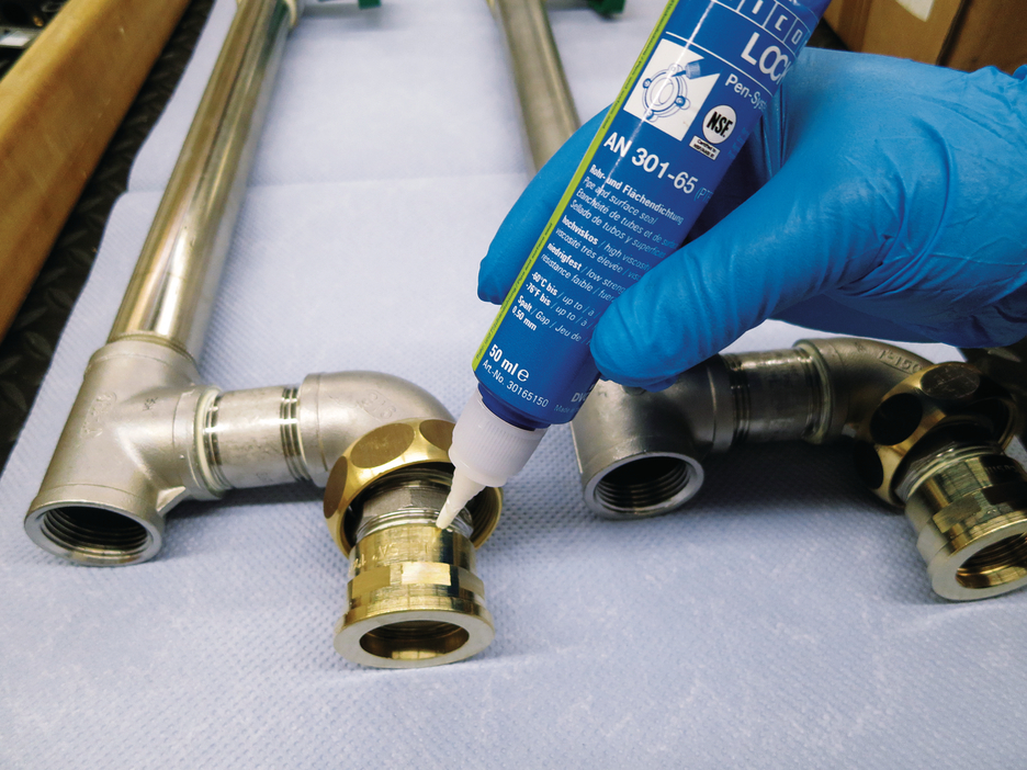 WEICONLOCK® AN 301-65 Boru ve Flanş Sızdırmazlık Malzemesi | PTFE ile, orta mukavemetli, içme suyu onaylı