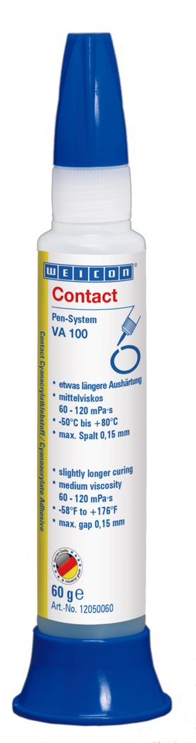 Contact VA 100 Siyanoakrilat Yapıştırıcı | Metal, plastik ve kauçuk için hızlı yapıştırıcı
