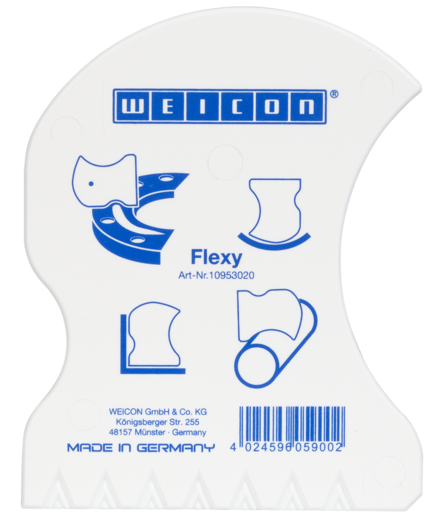 Spatula Flexy | specially shaped spatula for effectively moulding contours