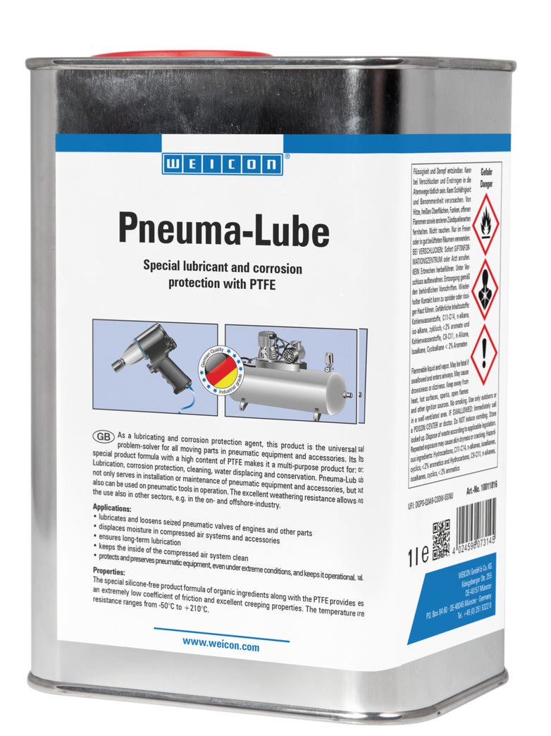 Pnöma Lube | Pnömatik aletler için PTFE'li  yağlayıcı