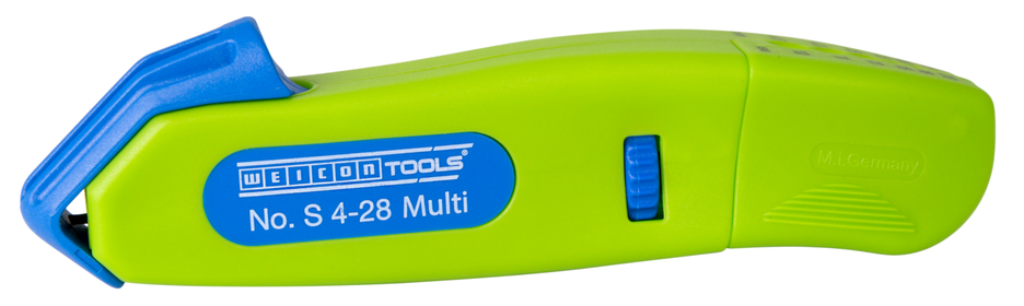 Kablo Soyucu No. S 4-28 Multi Green Line | Entegre sıyırma fonksiyonlu sürdürülebilir kablo sıyırma aleti I Çalışma aralığı 4 - 28 mm Ø