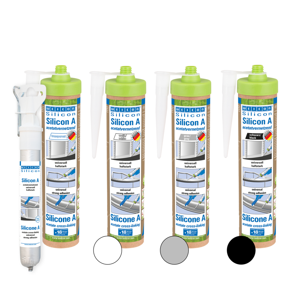 Silikon A | Asetoksi ile kürlenen ve mantar öldürücü dolgu macunu