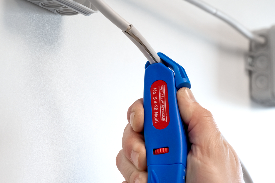 Kablo Soyucu No. S 4 - 28 Multi | Entegre sıyırma fonksiyonu ile I çalışma aralığı 4 - 28 mm Ø I çalışma aralığı sıyırma 0,5 - 6,0 mm²