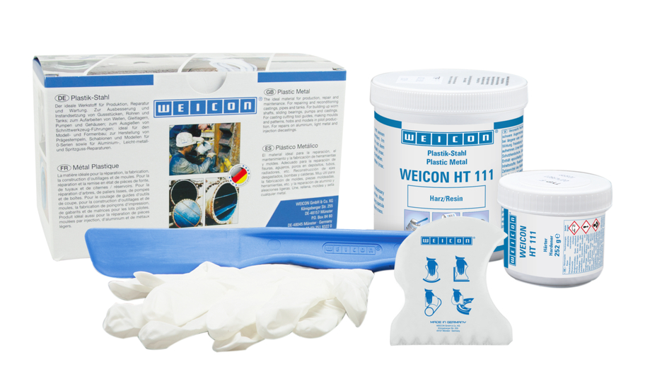 WEICON HT 111 | Onarım ve kalıplama için yüksek sıcaklığa dayanıklı epoksi reçine sistemi