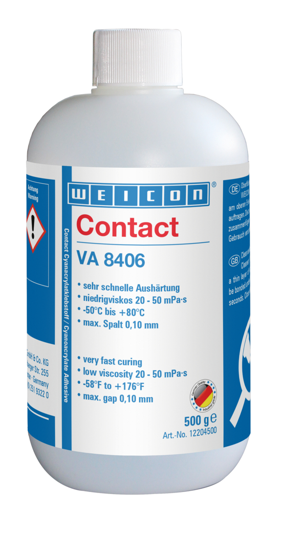 Contact VA 8406 Siyanoakrilat Yapıştırıcı | Hızlı sabitleme ve yapıştırma için hızlı yapıştırıcı