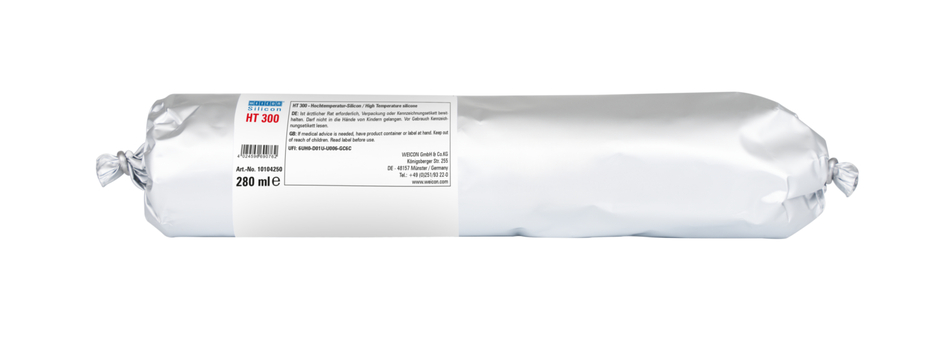 Silikon HT 300 (Kırmızı Sıvı Conta) | 300°C'ye kadar yüksek sıcaklığa dayanıklı sızdırmazlık maddesi
