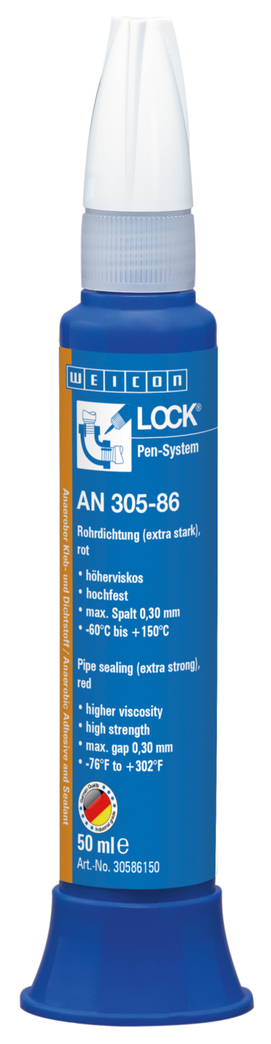 WEICONLOCK® AN 305-86 Boru Sızdırmazlık Malzemesi | Ekstra güçlü, yüksek mukavemetli, daha yüksek viskozite