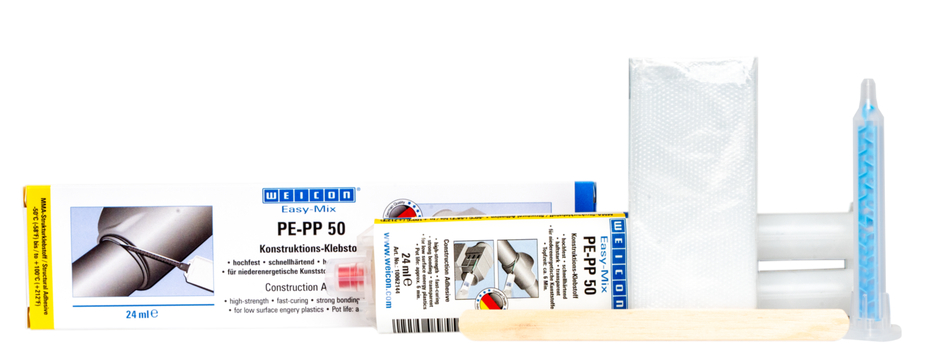 Easy-Mix PE-PP 50 Yapısal Akrilik Yapıştırıcı | Özel plastikler için metil akrilat bazlı yapısal yapıştırıcı