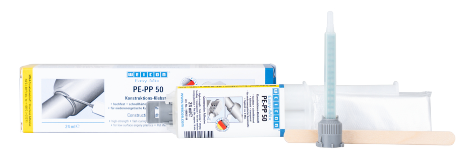 Easy-Mix PE-PP 50 Yapısal Akrilik Yapıştırıcı | Özel plastikler için metil akrilat bazlı yapısal yapıştırıcı