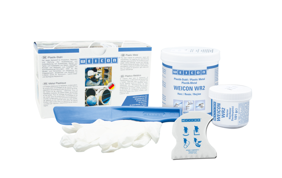 WEICON WR2 | Onarım ve boşluk telafisi için mineral dolgulu epoksi reçine sistemi