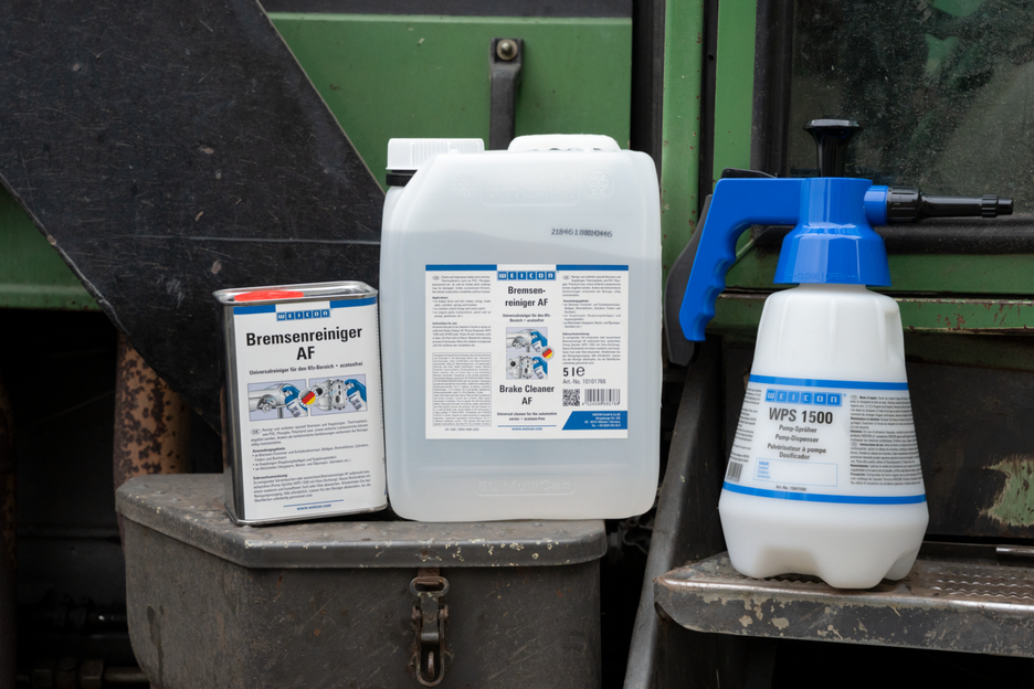 WEICON Fren ve Balata Temizleyici AF | Otomotiv sektörü için aseton içermeyen üniversal temizleyici