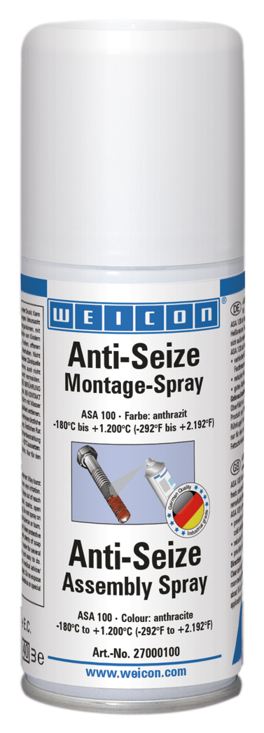 Anti-Seize Montaj Spreyi ASA 400 | Yağlayıcı ve kalıp ayırıcı montaj spreyi