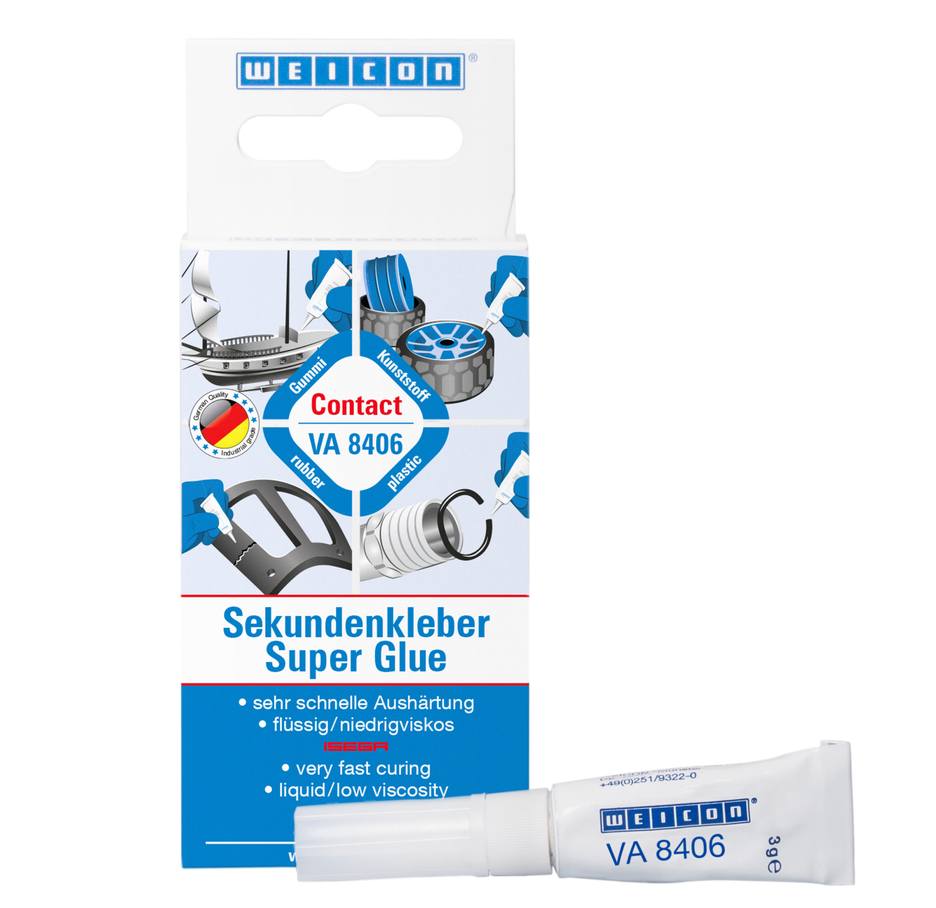 Contact VA 8406 Siyanoakrilat Yapıştırıcı | Hızlı sabitleme ve yapıştırma için hızlı yapıştırıcı Contact VA 8406 Siyanoakrilat Yapıştırıcı | Hızlı sabitleme ve yapıştırma için hızlı yapıştırıcı