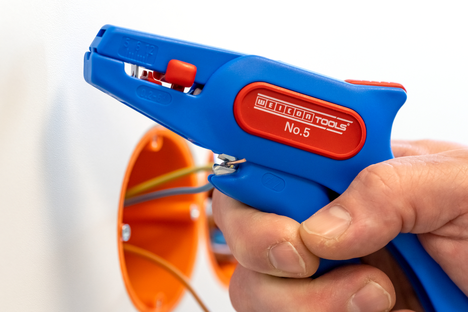 Kablo Sıyırıcı No. 5 | Tüm yaygın tek damarlı ve çok damarlı iletkenler için I çalışma aralığı 0,2 - 6,0 mm²