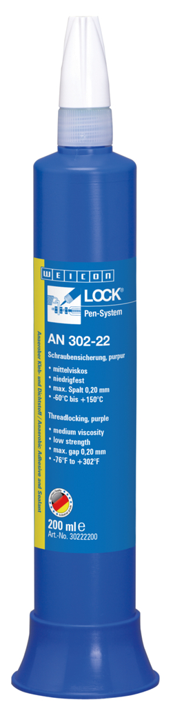 WEICONLOCK® AN 302-22 Cıvata Sabitleyici | Düşük mukavemet, orta viskozite
