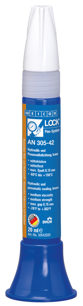 WEICONLOCK® AN 305-42 Hidrolik ve Pnömatik Sızdırmazlık Malzemesi | DVGW onaylı, orta mukavemet