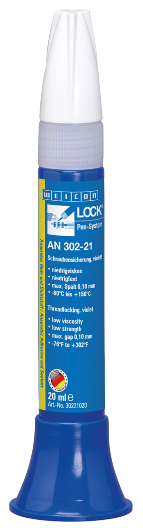WEICONLOCK® AN 302-21 Cıvata Sabitleyici | Düşük mukavemet, düşük viskozite