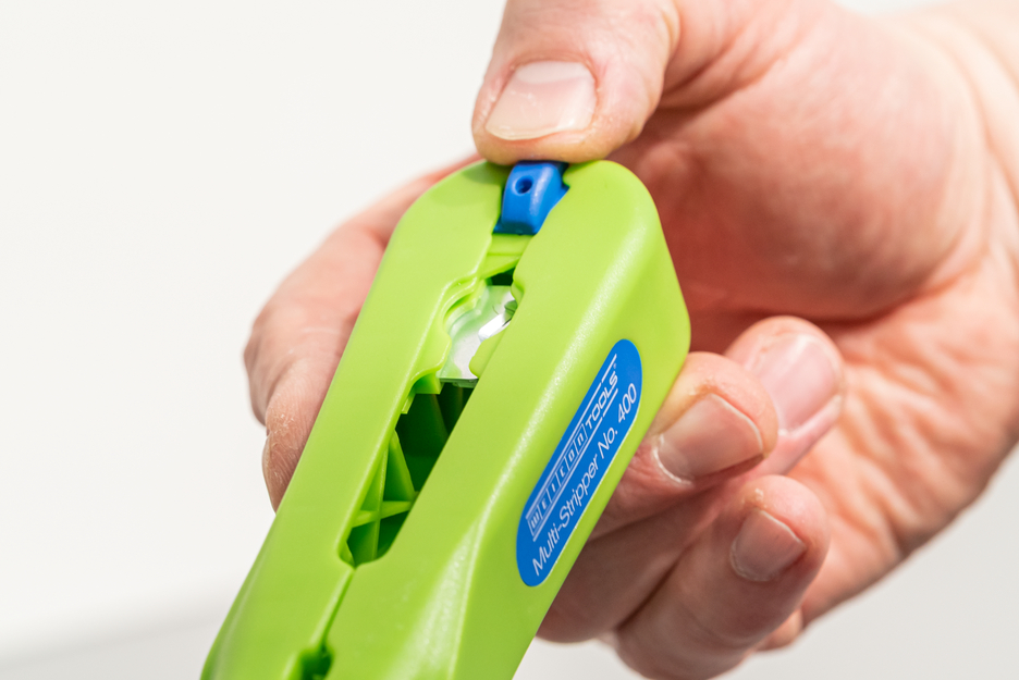 Multi Soyucu No. 400 Green Line | Sürdürülebilir sıyırma aleti I çok fonksiyonlu sıyırıcı, çalışma aralığı: sıyırma 0,5 - 6,0 mm² I kaplama 8 - 13 mm Ø I 4
