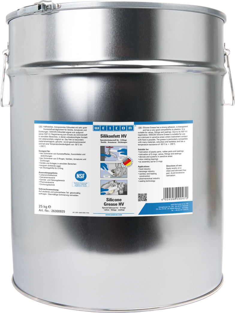 Silikon Gres HV | food-grade lubricating grease