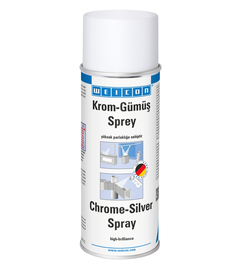 Krom-Gümüş Sprey | Parlak yüzey kaplaması