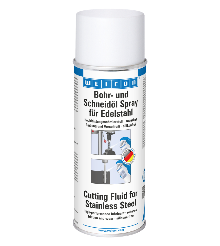 WEICON Paslanmaz Çelik Kılavuz Yağı | Metal işleme için yüksek performanslı yağlayıcı