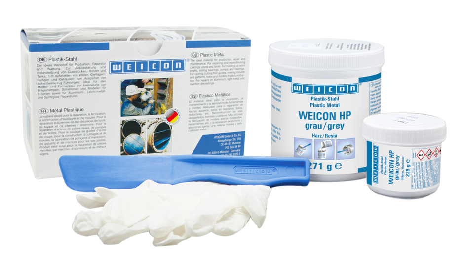 WEICON HP Gri | -35°C'den (-4°F) +160°C'ye (+176°F) kadar sıcaklığa dayanıklı