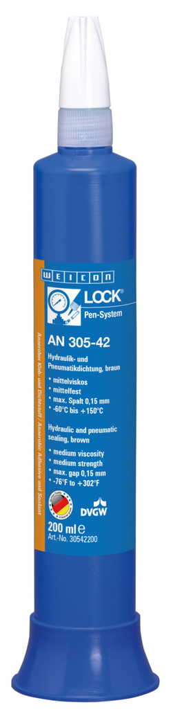 WEICONLOCK® AN 305-42 Hidrolik ve Pnömatik Sızdırmazlık Malzemesi | DVGW onaylı, orta mukavemet