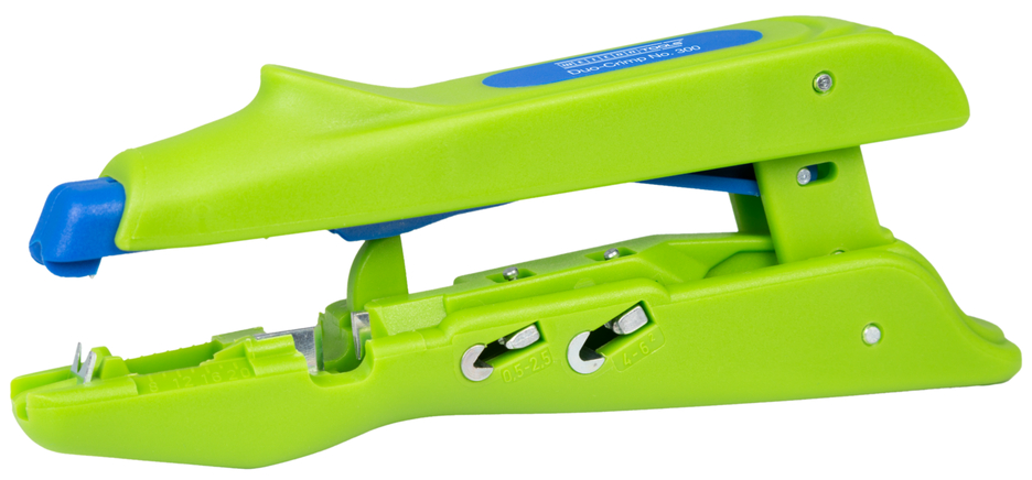 Duo-Soyucu No. 300 Green Line | Sıyırma ve sıkma için sürdürülebilir sıyırma aleti I Çalışma aralığı 0,5 mm² - 6,0 mm²