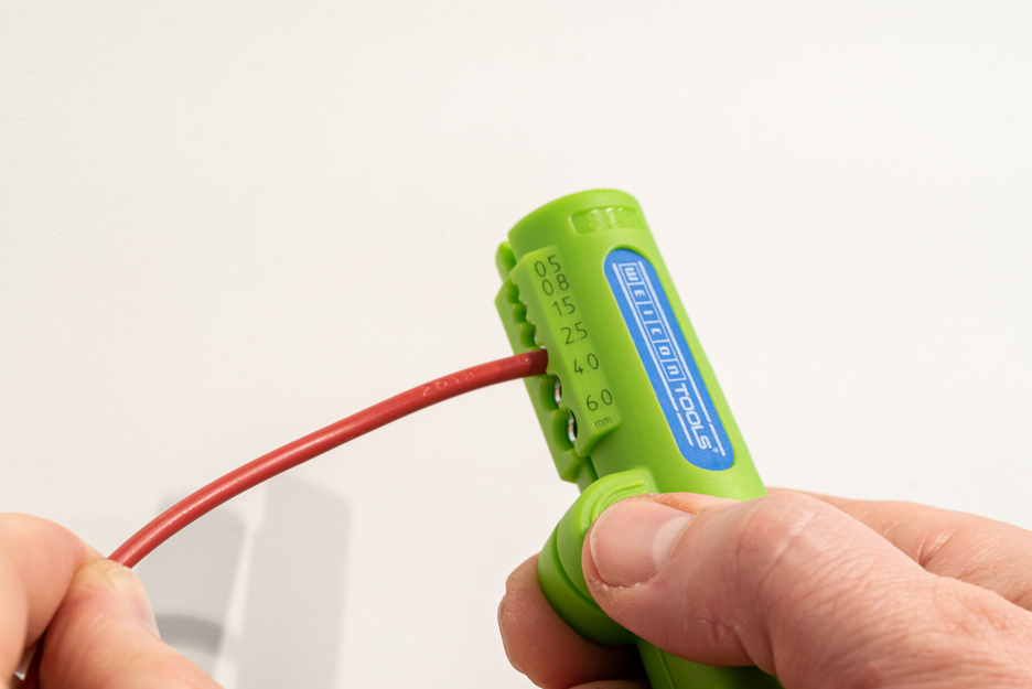 Quadro Soyucu No.16 Green Line | Sürdürülebilir sıyırma aleti I çok fonksiyonlu sıyırıcı, çalışma aralığı sıyırma 0,5 - 6,0 mm² I kaplama 8 - 13 mm Ø