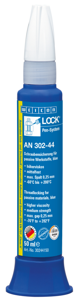 WEICONLOCK® AN 302-44 Cıvata Sabitleyici | Pasif malzemeler için, orta mukavemet
