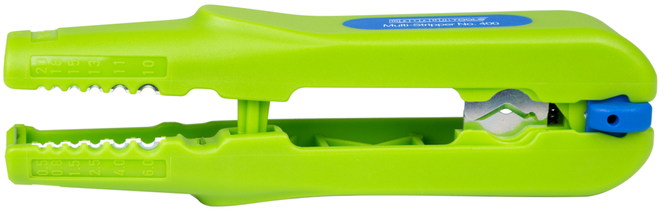 Çoklu - Sıyırıcı No. 400 Green Line | Sustainable stripping tool I multifunctional stripper, working range stripping 0,5 - 6,0 mm² I skinning 8 - 13 mm Ø I Multifunctional with 4 functions