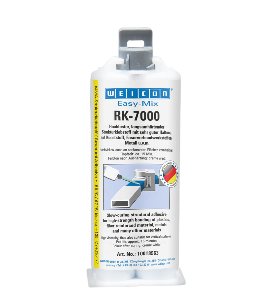 Easy-Mix RK-7000 Yapısal Akrilik Yapıştırıcı | Yavaş kürlenen yapısal akrilik yapıştırıcı